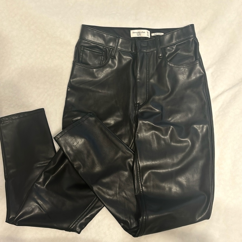 Abercrombie & Fitch leather pants